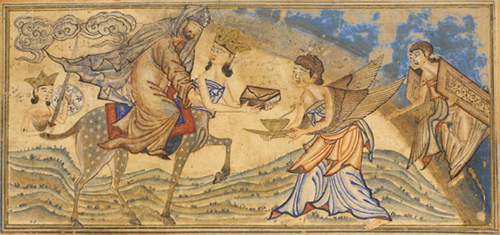 File:Muhammad during the Mi'raj - from Jami al-Tawarikh.jpg