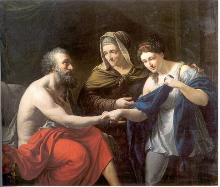 File:Sara presentando a la sierva egipcia Agar a su marido Abraham (Real Academia Catalana de Bellas Artes de San Jorge).jpg