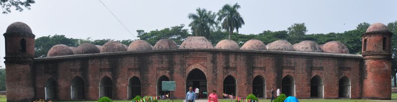File:Sixty Dome Mosque in Bagerhat Bangladesh-panorama.JPG