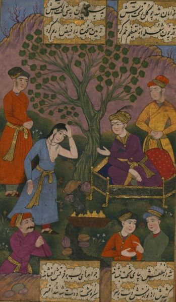 File:Ibn Sayyid Murad al-Husayni - Young Hindu Girl Before the Mughal Emperor Akbar - Walters W64916A - cropped.jpg