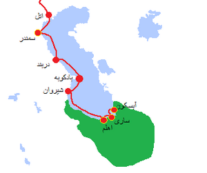 Shah ghazi rustam - trade routes.png