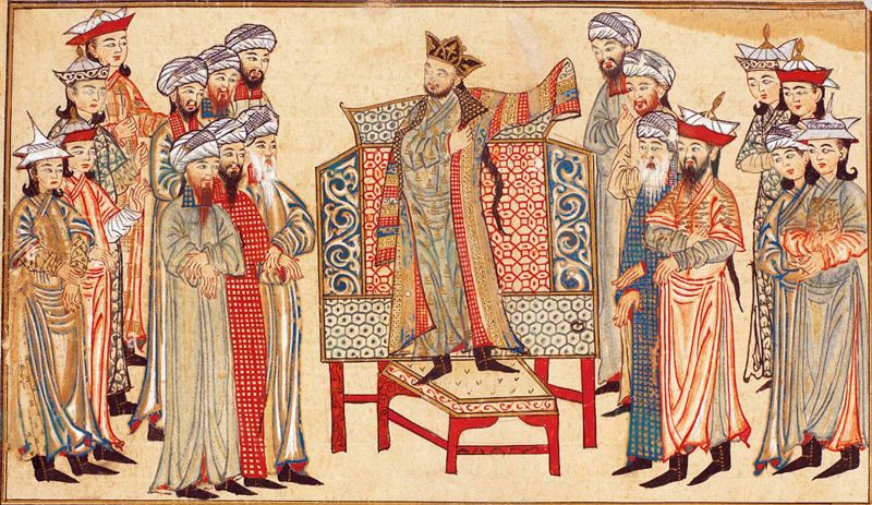 File:Mahmud in robe from the caliph.jpg