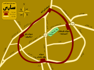 Sari, Shah ghazi St.svg