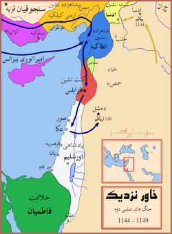Map Crusader states 1148-fa.svg