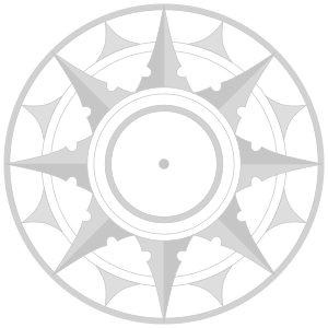 Compass rose pale.svg