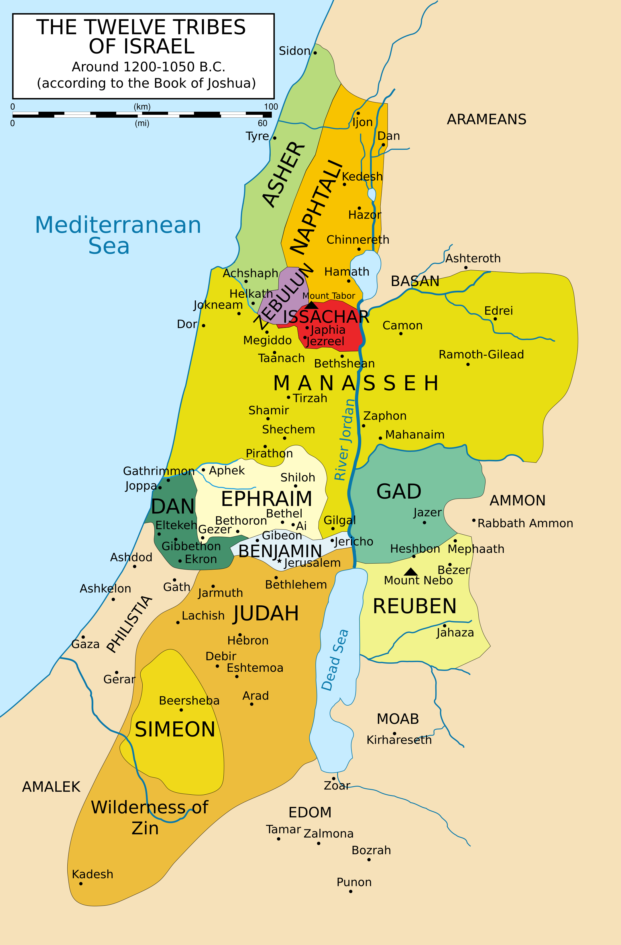 File:12 Tribes of Israel Map.svg