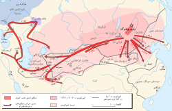 Genghis Khan empire-fa.svg