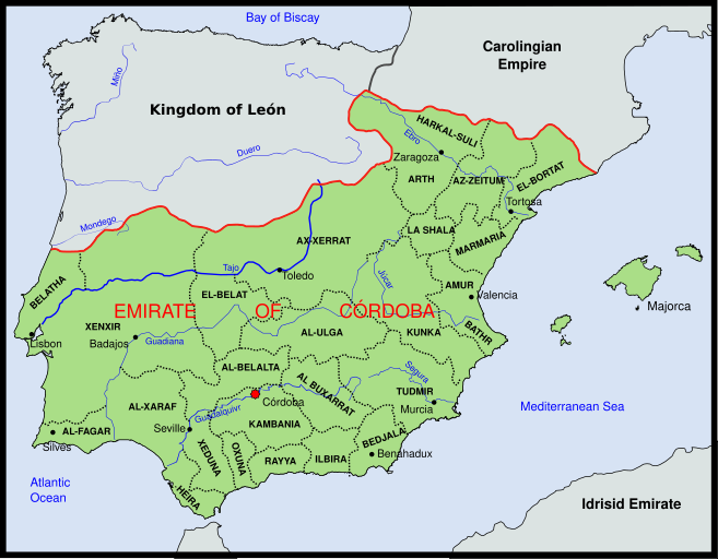 File:The Emirate of Córdoba.svg